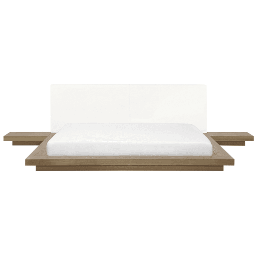 Cama Pele sintética ZEN 180 x 200 cm Freixo natural