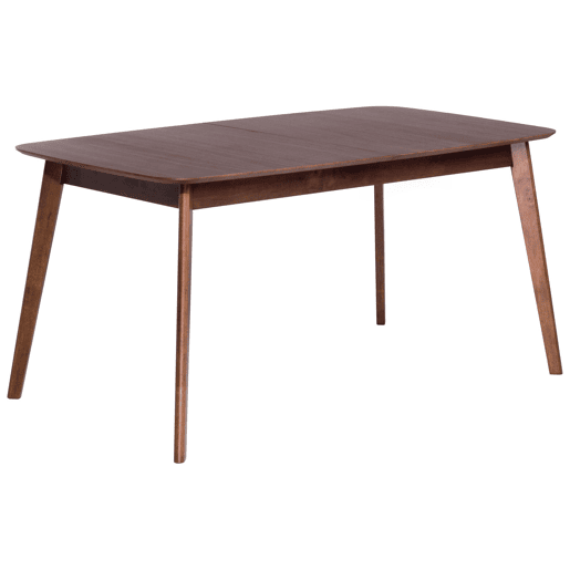 Mesa de jantar extensível MADOX Nogueira escura 150190 cm 90 cm