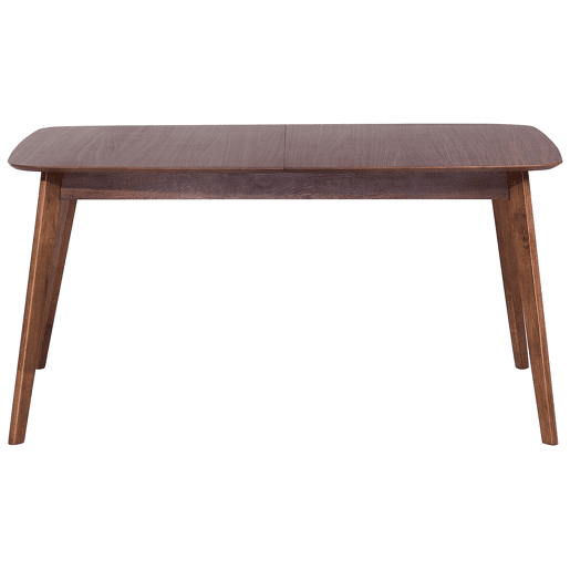Mesa de jantar extensível MADOX Nogueira escura 150190 cm 90 cm