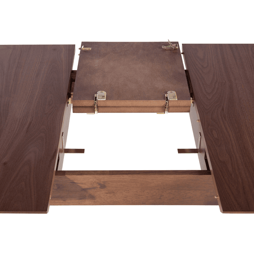 Mesa de jantar extensível MADOX Nogueira escura 150190 cm 90 cm