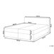 Beliani Cama continental Piel sintética PRESIDENT 170x210 Beliani Cama continental Piel sintética PRESIDENT 170x210 Beige