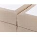 Beliani Cama continental Piel sintética PRESIDENT 170x210 Beliani Cama continental Piel sintética PRESIDENT 170x210 Beige