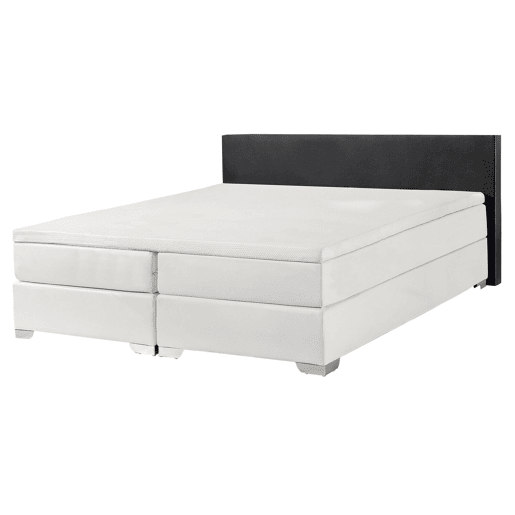 Beliani Cama continental Pele sintética PRESIDENT
