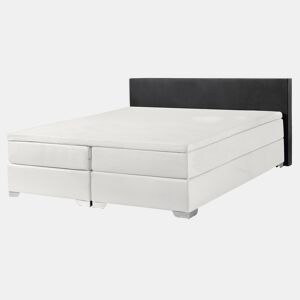 Beliani Cama continental Pele sintética PRESIDENT