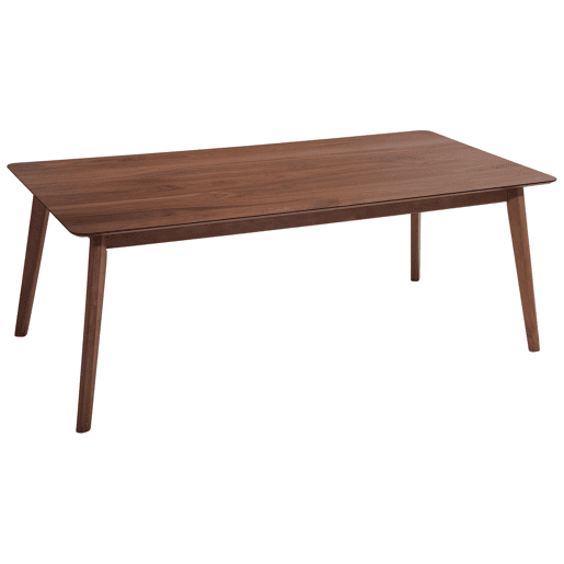Mesa de jantar MADOX Nogueira escura 200 cm 100 cm