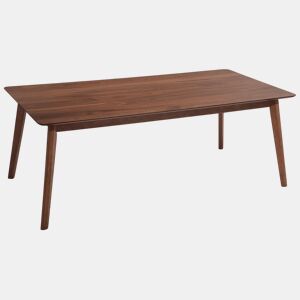 Mesa de jantar MADOX Nogueira escura 200 cm 100 cm