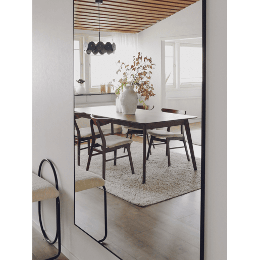 Mesa de jantar MADOX Nogueira escura 200 cm 100 cm