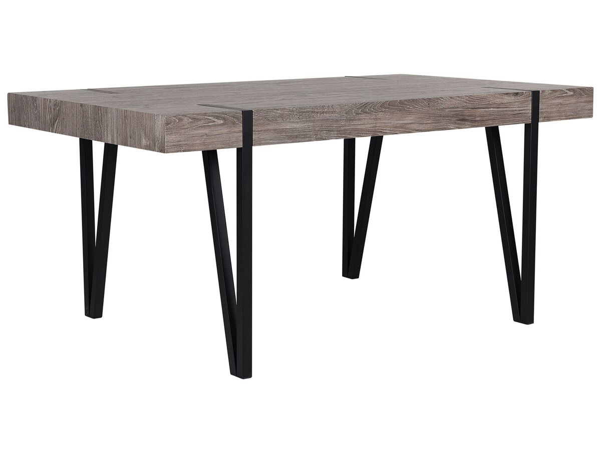Beliani Mesa de comedor ADENA 90x180 Roble