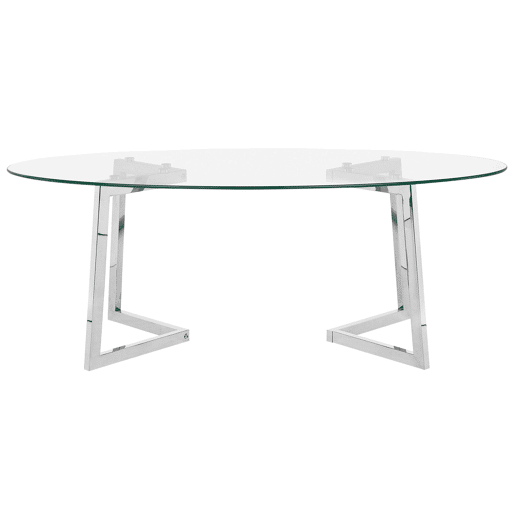 Mesa de centro FRESNO Vidro Prateado Mesa de centro FRESNO Vidro Prateado