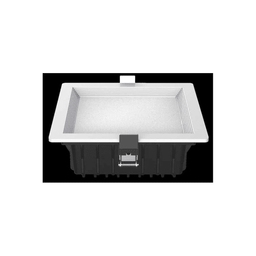 candeeiros de embutir  downlights metal cor branca intego série 18cm