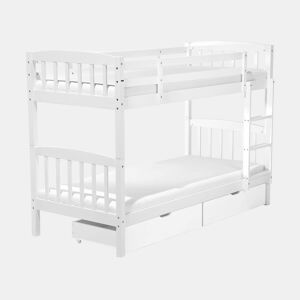 Beliche com gavetas Pinho REVIN 90 x 200 cm Branco