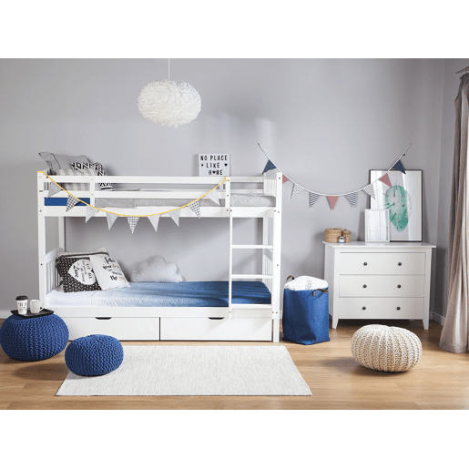 Beliche com gavetas Pinho REVIN 90 x 200 cm Branco Beliche com gavetas Pinho REVIN 90 x 200 cm Branco