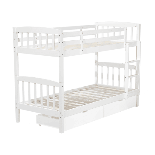 Beliche com gavetas Pinho REVIN 90 x 200 cm Branco Beliche com gavetas Pinho REVIN 90 x 200 cm Branco