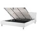 Beliani Cama con almacenaje Piel sintética METZ 212x215 Beliani Cama con almacenaje Piel sintética METZ 212x215 Blanco