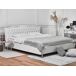 Beliani Cama con almacenaje Piel sintética METZ 212x215 Beliani Cama con almacenaje Piel sintética METZ 212x215 Blanco