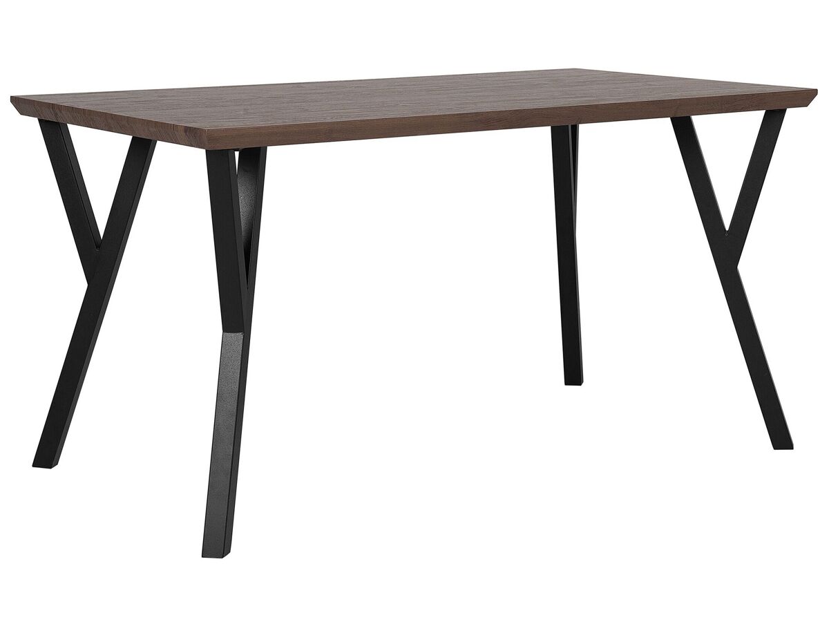 Beliani Mesa de comedor BRAVO 80x140 Marron