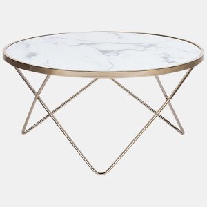 Mesa de centro MERIDIAN Vidro de segurança (temperado) MármoreDourado