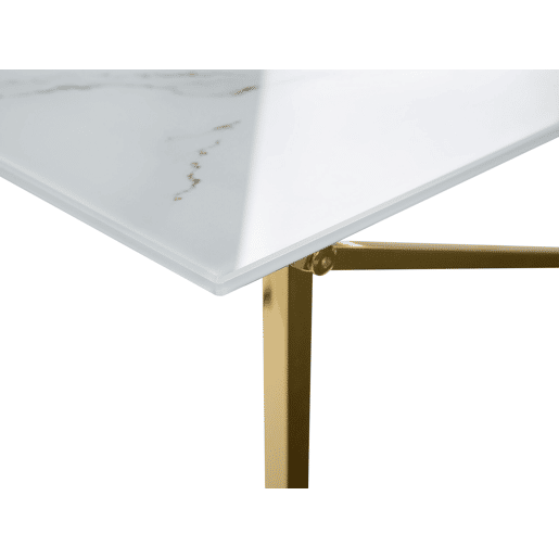 Mesa de centro EMPORIA Vidro de segurança (temperado) MármoreDourado