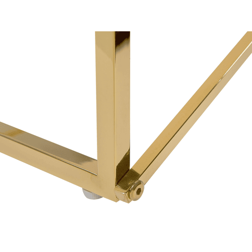 Mesa de centro EMPORIA Vidro de segurança (temperado) MármoreDourado