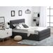 Beliani Cama con somier Poliéster VALBONNE 171x216 Beliani Cama con somier Poliéster VALBONNE 171x216 Gris Oscuro