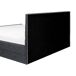 Beliani Cama con somier Poliéster VALBONNE 171x216 Beliani Cama con somier Poliéster VALBONNE 171x216 Gris Oscuro