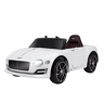 HomCom Carro elétrico com controle remoto 2 velocidades com faróis musica licencia de Bentley GT para crianças acima de 3 anos 108x60x43 cm Branco