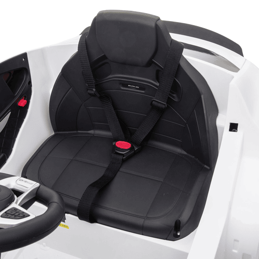 HOMCOM Carro Elétrico Mercedes AMG 12V para Crianças acima de 3 Anos com Controle Remoto Música Luzes Abertura da Porta 115x70x55cm Branco HOMCOM Carro Elétrico Mercedes AMG 12V para Crianças acima de 3 Anos com Controle Remoto Música Luzes Abertura da Porta 115x70x55cm Branco