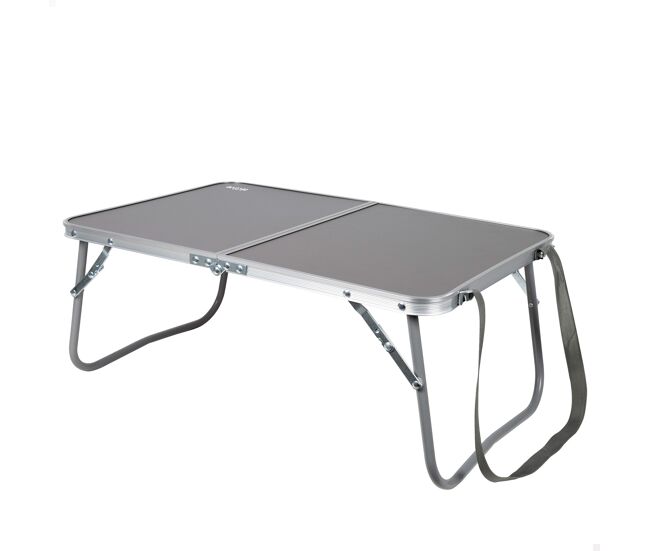 Mesa plegable camping antracita con asas transporte aktive