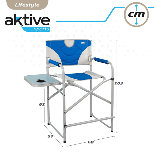 Cadeira do diretor dobrável em altura XL Aktive