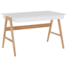 Secretária SHESLAY Branco 120 cm 70 cm com arrumação