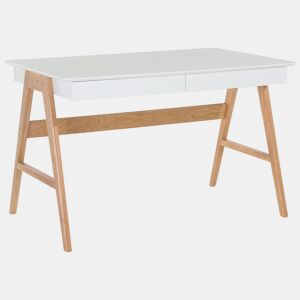 Secretária SHESLAY Branco 120 cm 70 cm com arrumação