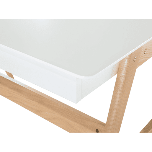 Secretária SHESLAY Branco 120 cm 70 cm com arrumação