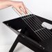 Barbacoa plegable portátil rectangular negra Aktive Barbacoa plegable portátil rectangular negra Aktive Negro