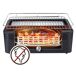 Barbacoa sin humo rectangular negra sobremesa Aktive Barbacoa sin humo rectangular negra sobremesa Aktive Negro