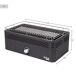 Barbacoa sin humo rectangular negra sobremesa Aktive Barbacoa sin humo rectangular negra sobremesa Aktive Negro