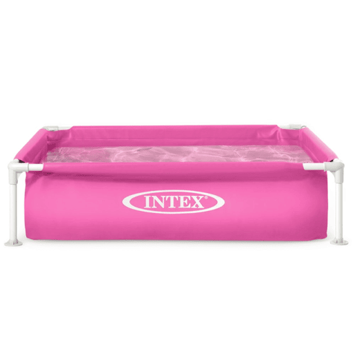 Piscina Mini Frame quadrada desmontável rosa INTEX Piscina Mini Frame quadrada desmontável rosa INTEX