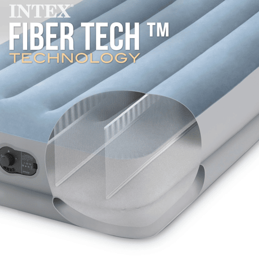 Colchão inflável de solteiro Tamanho M Plus Mid-Rise Comfort INTEX