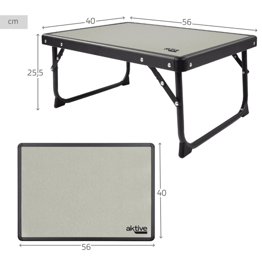 Mesa de acampamento baja flexível Aktive