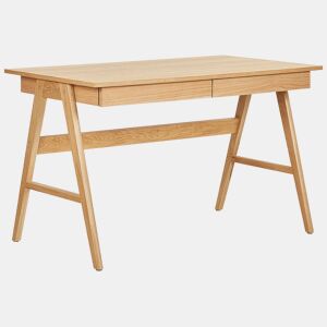 Secretária SHESLAY Castanho claro 120 cm 70 cm com arrumação
