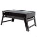 Barbacoa portátil plegable rectangular negra Aktive Barbacoa portátil plegable rectangular negra Aktive Negro