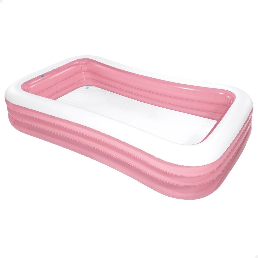 Piscina hinchable para niños rosa intex