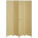 Biombo Separador Cuerda de Papel, Madera de Pino HOMCOM Biombo Separador Cuerda de Papel, Madera de Pino HOMCOM Marrón