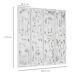 Biombo Separador Madera de Paulownia, MDF HOMCOM Biombo Separador Madera de Paulownia, MDF HOMCOM Blanco
