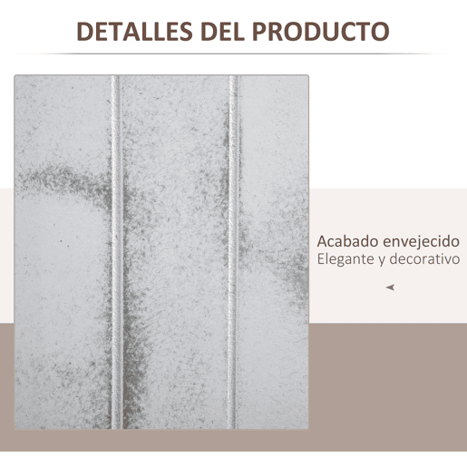 HOMCOM Biombo Dobrável de 4 Painéis Separador de Ambientes 160,5x170cm Divisória de Ambientes Decoração Elegante para Dormitórios Sala de Estar Cozinha Branco Rústico