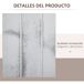 Biombo Separador Madera de Paulownia, MDF HOMCOM Biombo Separador Madera de Paulownia, MDF HOMCOM Blanco