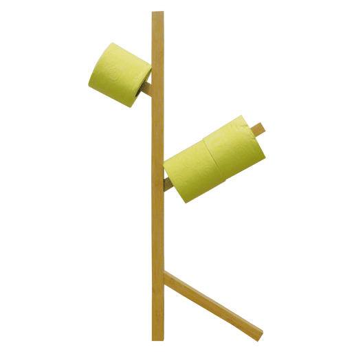 MSV PortoLls na forma de e de Bambu 25 x 8,7 x 70 cm