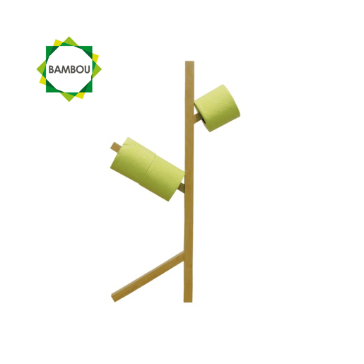 MSV PortoLls na forma de e de Bambu 25 x 8,7 x 70 cm