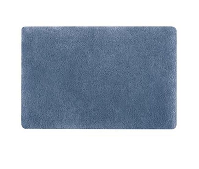 Spirella colección fino , alfombrilla de baño , 100% poliéster y microfibra, azul