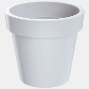 Potão de plástico lofly em branco 49 (comprimento) x 49 (largura) x 45,5 (alto) cm