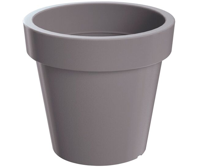 Maceta de plastico lofly en color gris 49 (largo) x 49 (ancho) x 45,5 (alto) cm